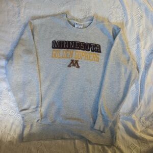 Minnesota Gophers Gray Champion Crewneck Sweatshirt